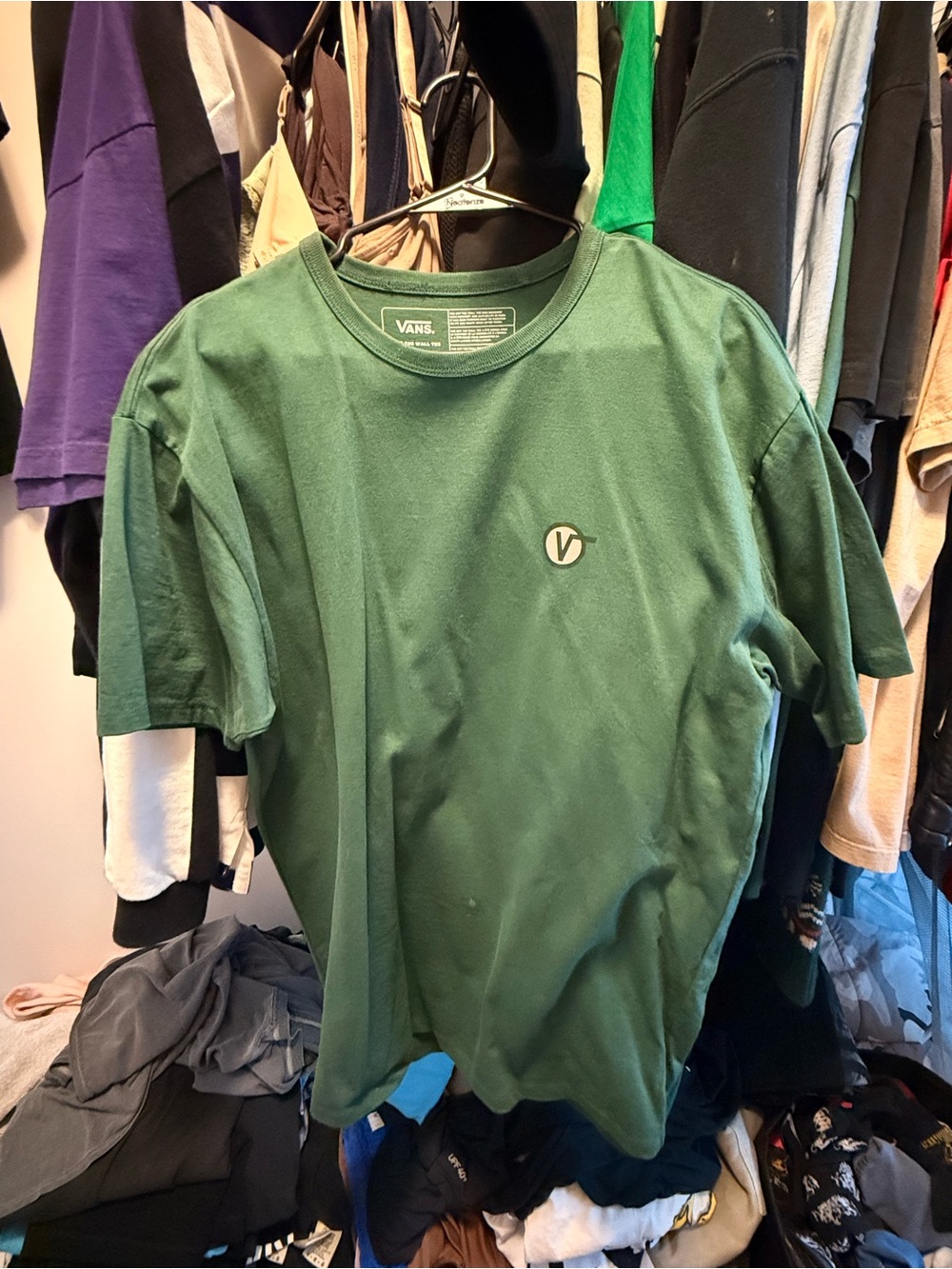 Vans Green Crew Neck Logo T-Shirt